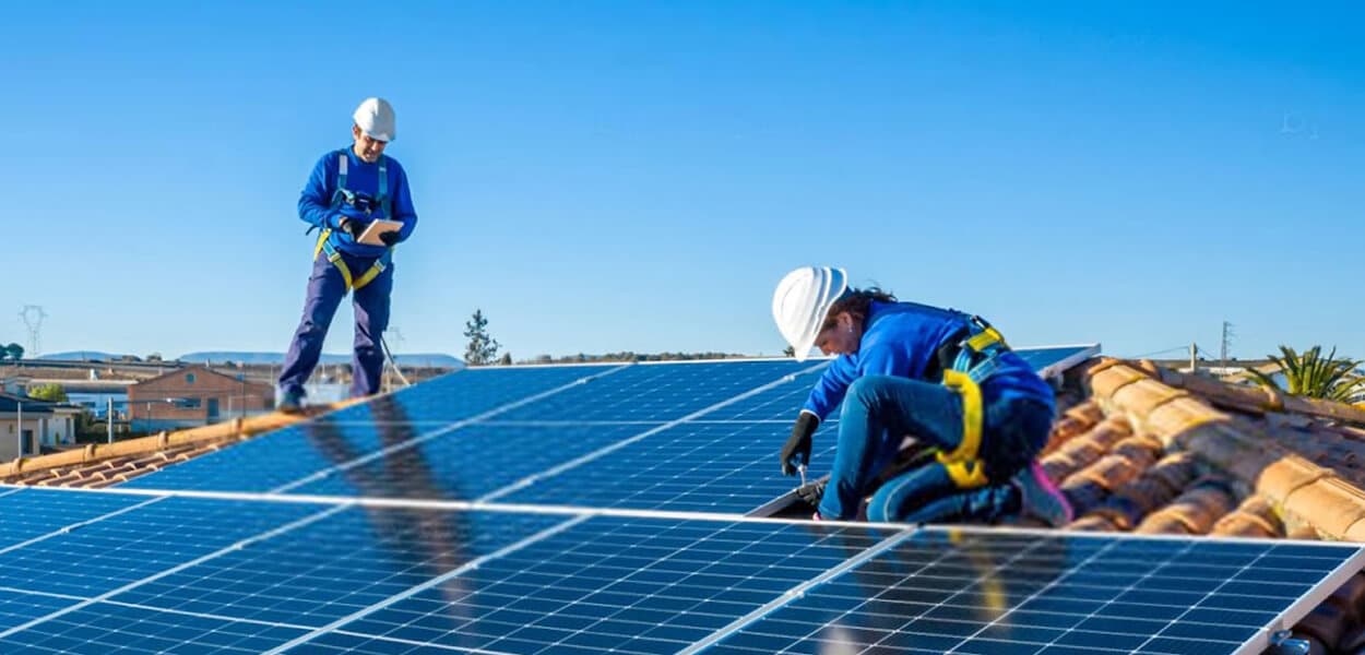 Installing Solar Panel System on Roof — Solar Power Systems in Gold Coast, QLD